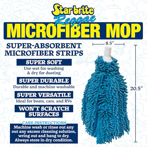 STAR BRITE Reggae Mop (040103) - style: Microfiber Reggae Mop