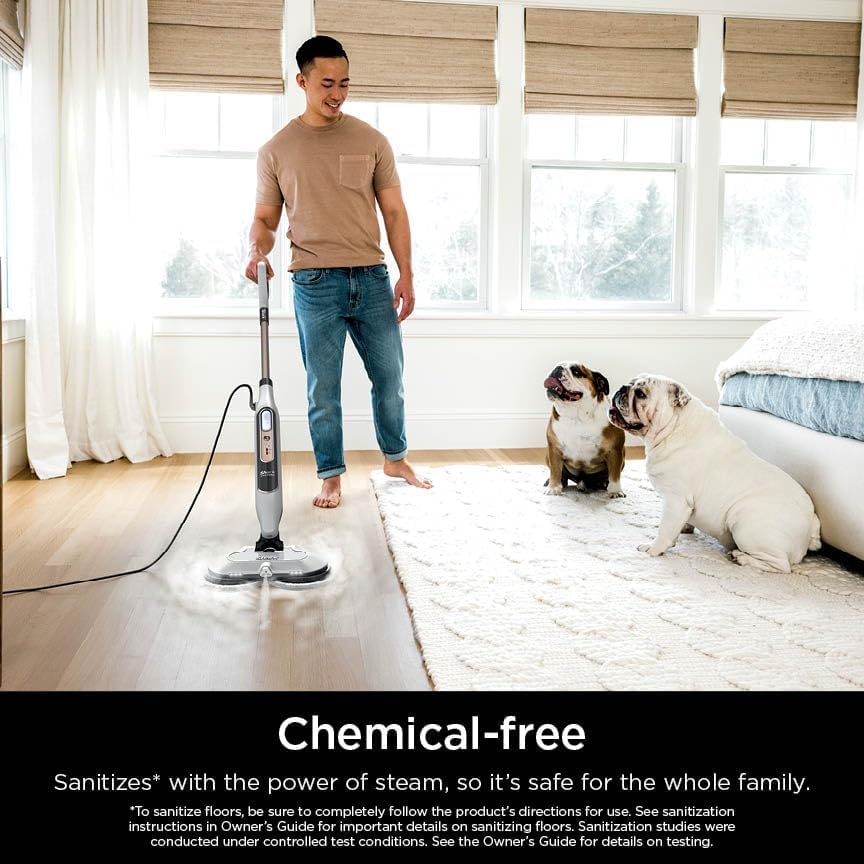 Shark S8201 Steam & Scrub with Steam Blaster Technology All-in-One Hard Floor Steam Mop with 3 Steam Modes & LED Headlights, Bronze (Renewed) - color: Bronze/White