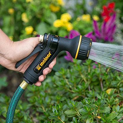 Melnor 995037 Rear Trigger 7 Watering Patterns XT Metal Garden Hose Nozzle, Basic - style: 7-Pattern