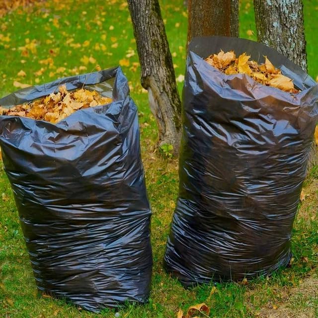 45 Gallon Trash Bags, Heavy Duty Garbage Bags, 70 Count 2.0 Mil Extra Thick 36”x 44” Trash Can Liners Large Plastics Garbage Trash Bag for Industrial, Home, Kitchen, Commercial, Yard, Lawn, Leaf - size: 1 Count (Pack of 70)