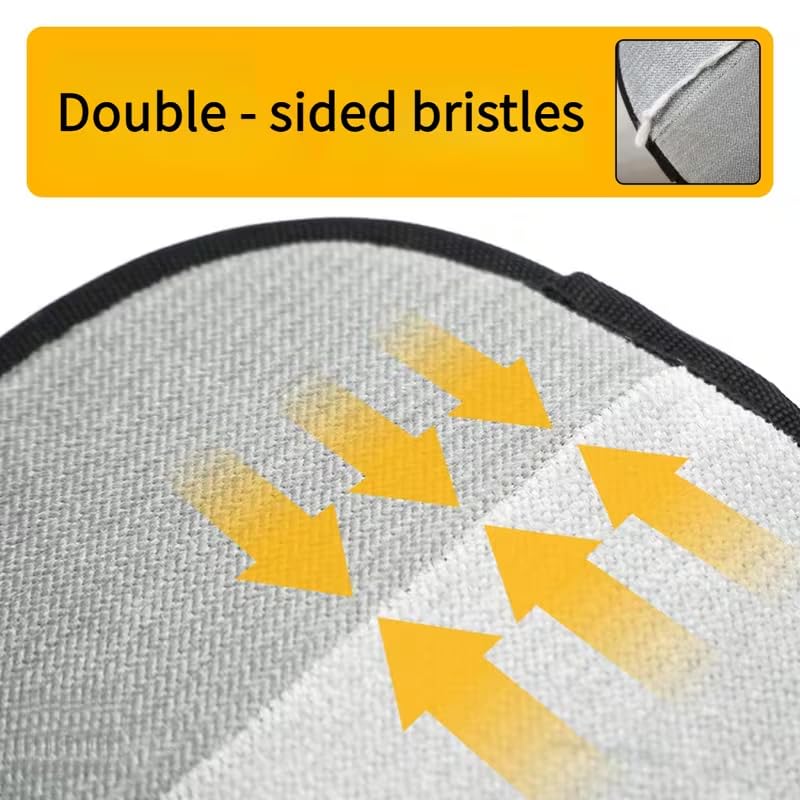 2-Pack Pet Hair Removal Glove – Reusable Pet Hair Remover for Dogs & Cats, Magic Brush Mitt for Couch, Furniture, Carpet, Car Seat & Clothing,8.27''*6.5''