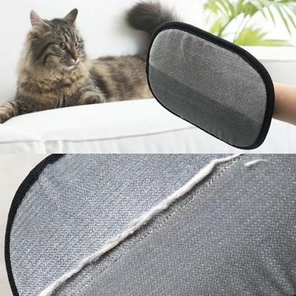 SakerPlus Pet Hair Removal Glove Reusable Anti Static Pet Fur Remover Glove for Furniture Clothes Bedding and More for Dogs and Cats Multi Surface Hair Cleaner Tool (3 Pcs) - color: 3 pcs