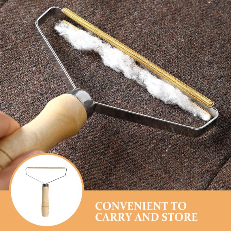 BESTonZON Reusable Pet Hair Remover Scraper Portable Lint Remover for Clothes Carpet Couch Fuzz Shaver Tool for Pet Fur Laundry Home Cleaning 6.49 X 4.92 X 0.98 in