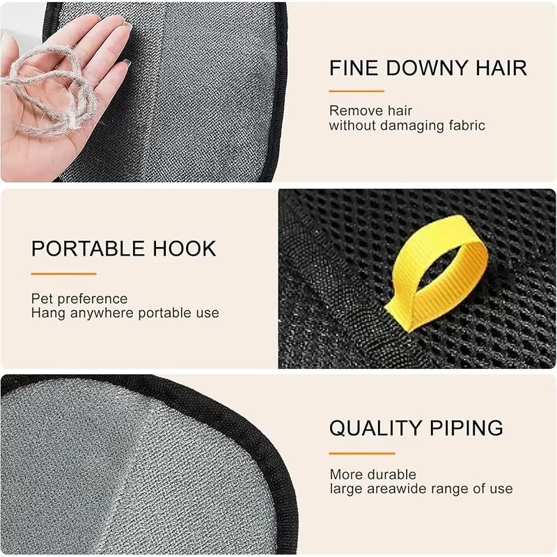 Pet Hair Remover Gloves Reusable Electrostatic Dog & Cat Hair Remover for Furniture, Couch, Clothing & Pet Beds Quick Clean No Refills Washable Fur Removal Mitt 2026 Upgraded Design