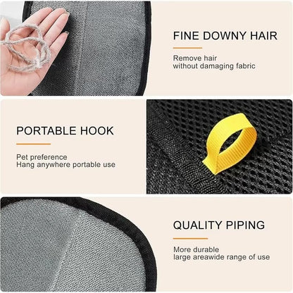 Pet Hair Remover Gloves Reusable Electrostatic Dog & Cat Hair Remover for Furniture, Couch, Clothing & Pet Beds Quick Clean No Refills Washable Fur Removal Mitt 2026 Upgraded Design